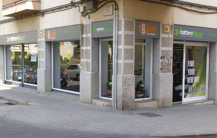 Tienda de vehículos eléctricos en Barcelona