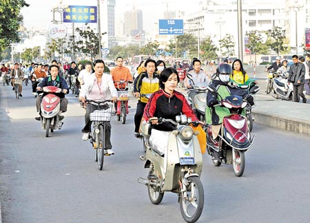 Motos y bicicletas eléctricas Asia