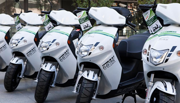 Servicio alquiler motocicletas eléctricas hoteles Barcelona