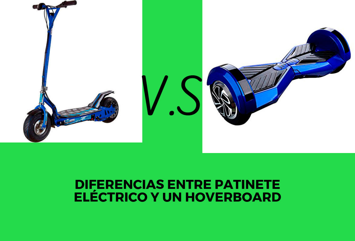 Diferencias entre patinete eléctrico y un hoverboard